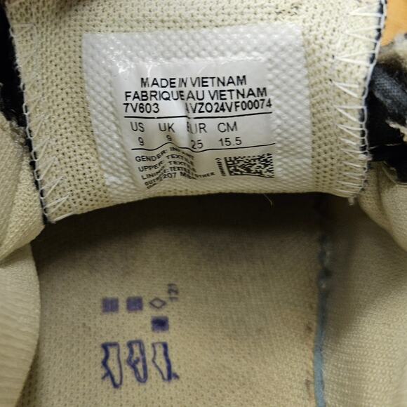 Converse All Star black hook loop size 9 sneakers - Picture 8 of 8